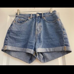 Vintage, High-Waisted Denim Shorts